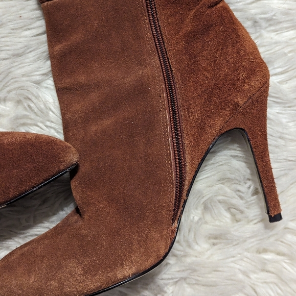 Final Price Kristin Cavallari Calissa OTK Slouch Suede Boots in Ginger Velvet - Picture 5 of 16
